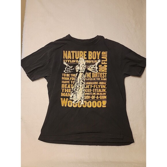 Mens Wrestle Mania Ric Flair Nature Boy T-Shirt XL Graphic 90s Retro - Picture 1 of 5